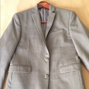 Macy's bar III Extra Slim 38S Light Gray Jacket